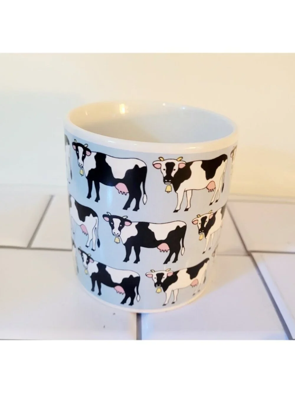Russ Cow Coffee Mug Vintage Cup Cows Farm Country Decor